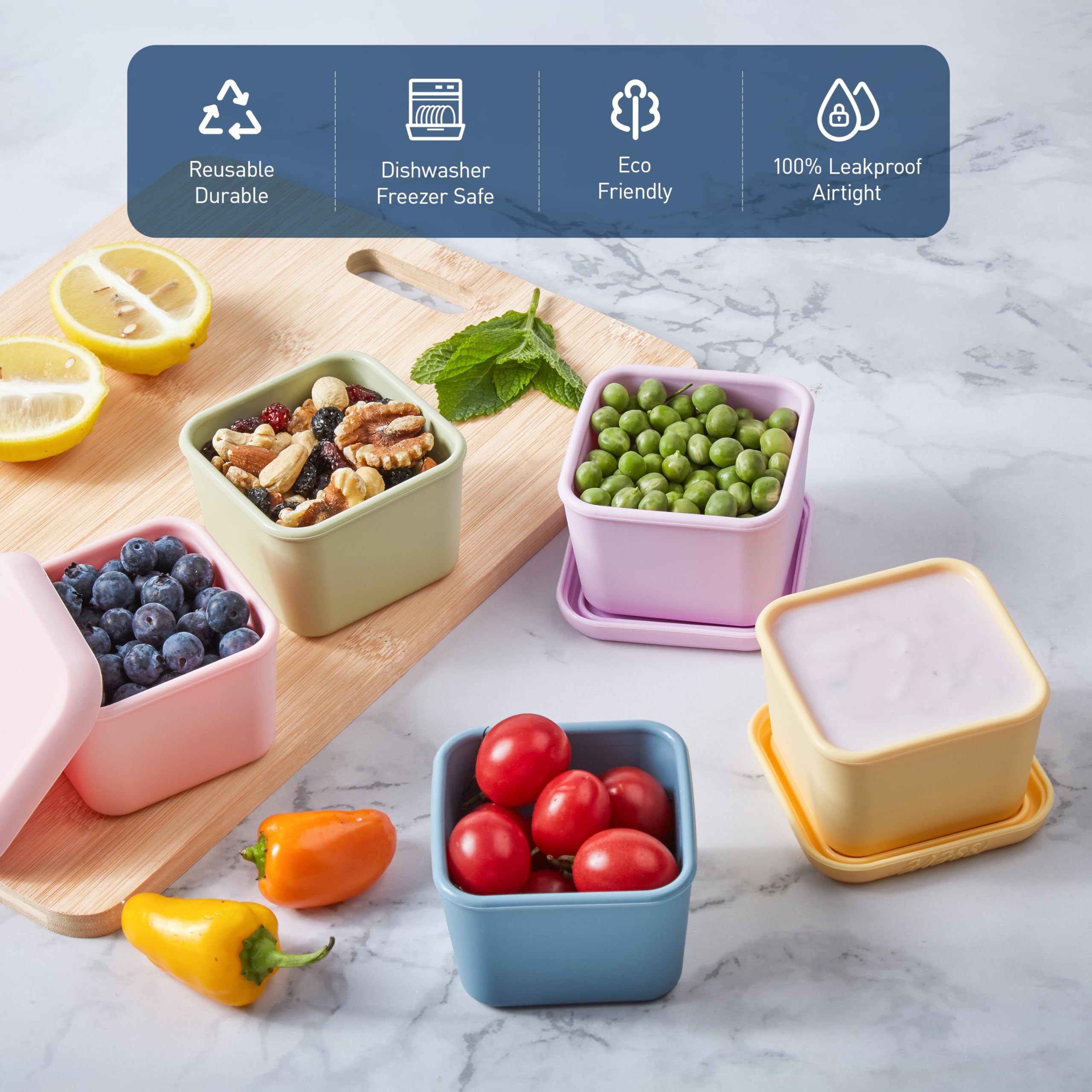 ISSEVE portion-control cups for balanced snacks