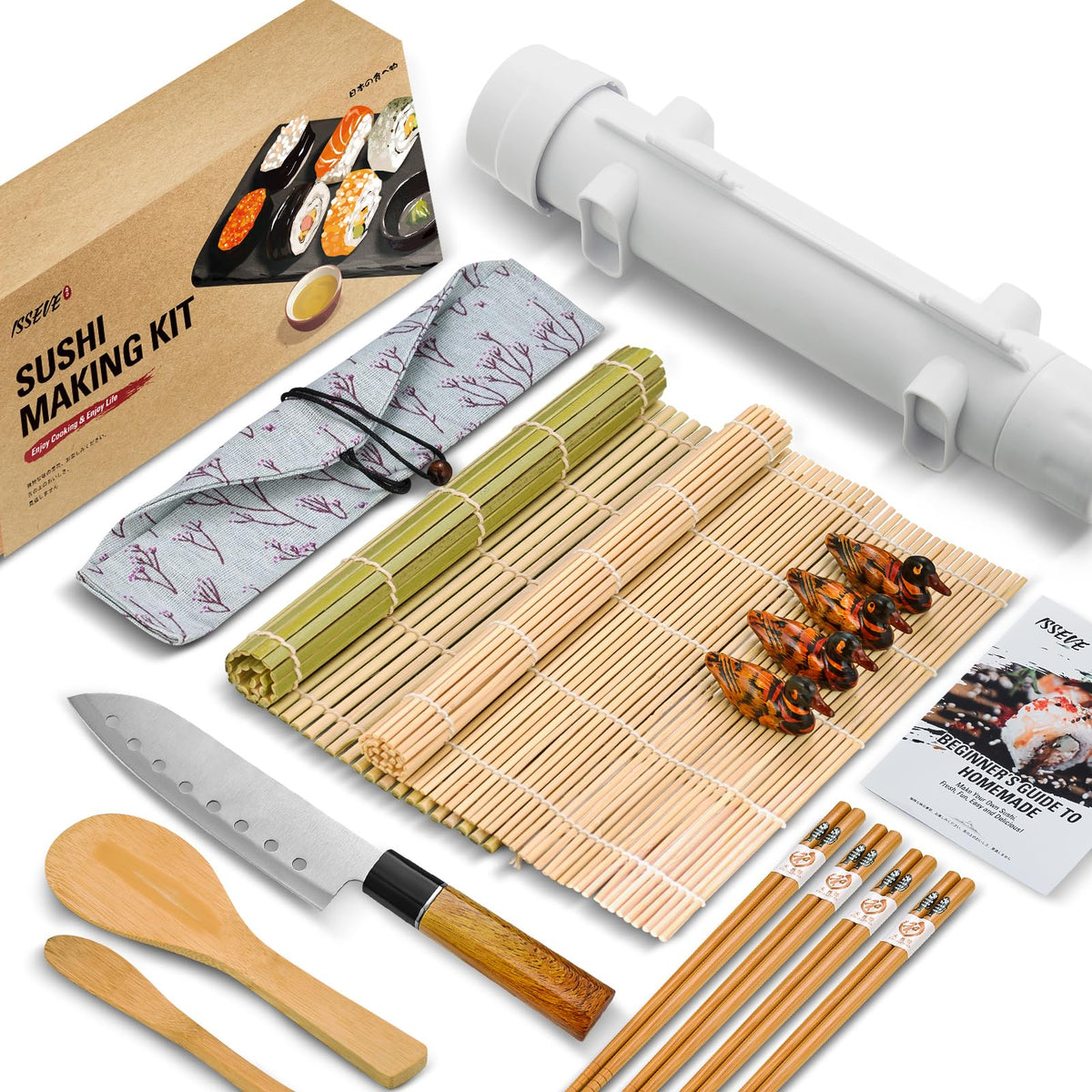 ISSEVE sushi bazooka maker ready for quick at-home rolls