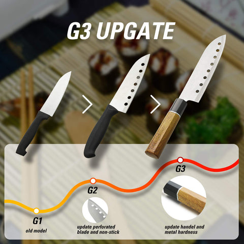 ISSEVE sushi kit packaging showing full contents