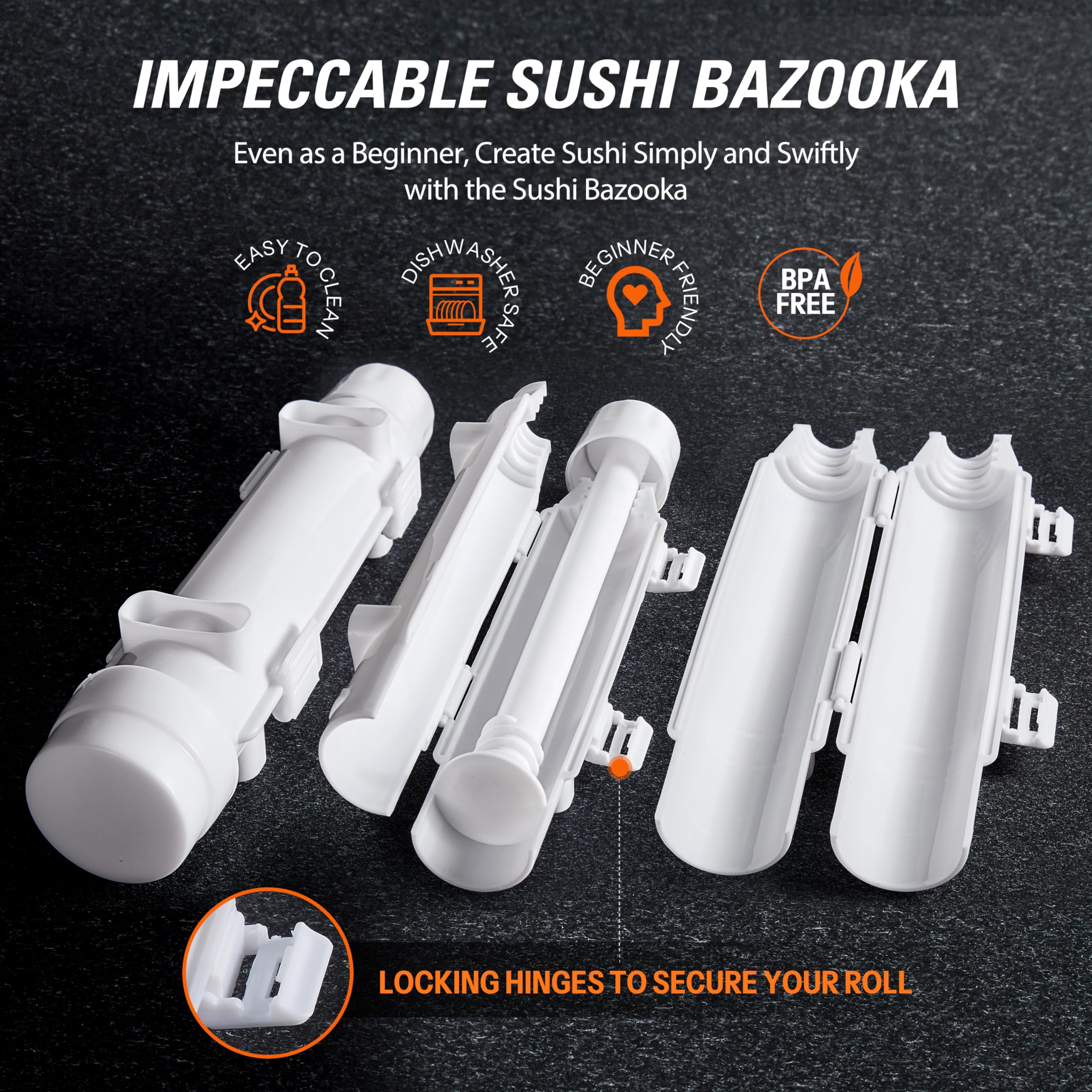 ISSEVE sushi spreader pressing fillings for tidy rolls