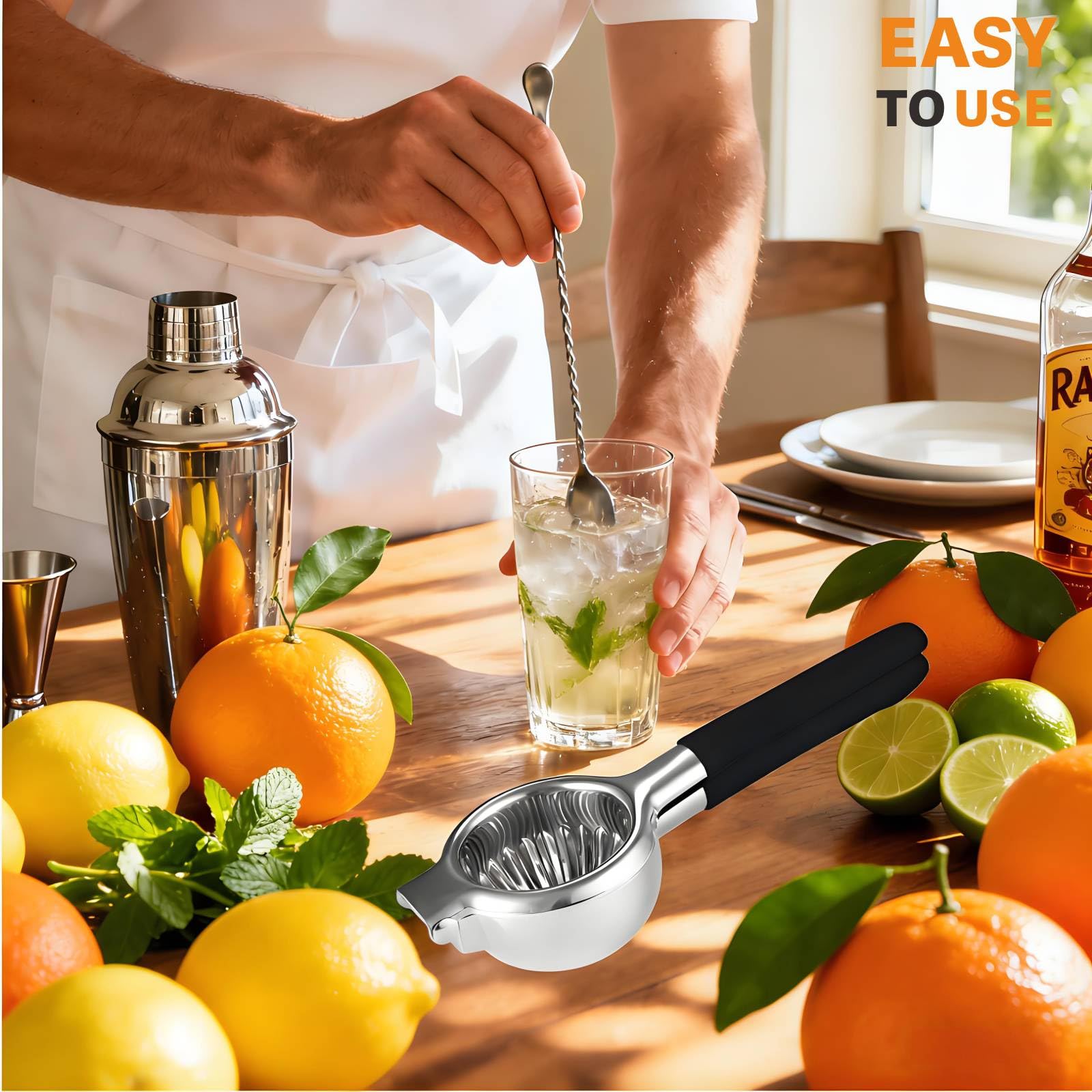 iStarcas non-slip grip aiding steady juicing on countertops