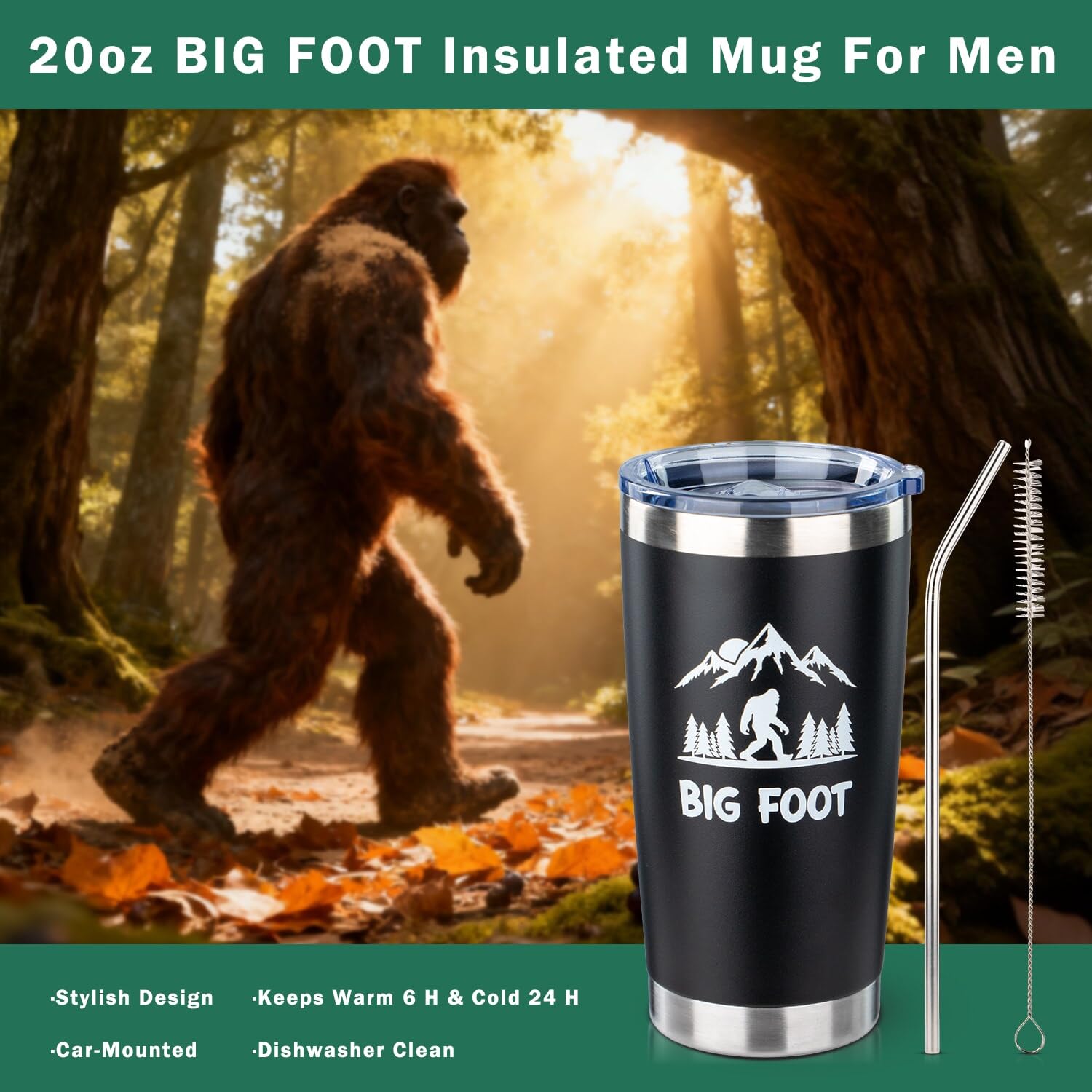 Ithmahco Bigfoot keychain is a playful everyday carry item