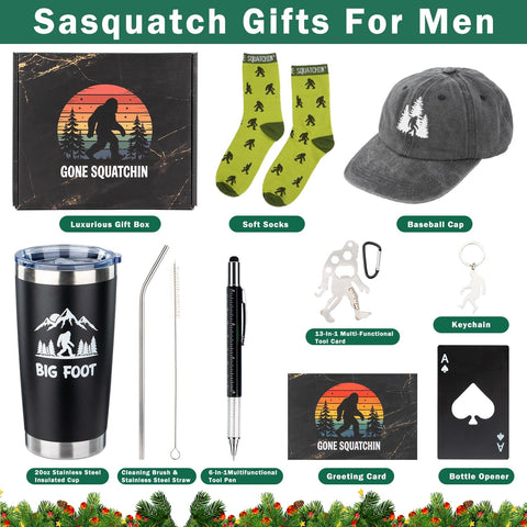 Ithmahco Gone Squatchin socks add color and comfort for adventures