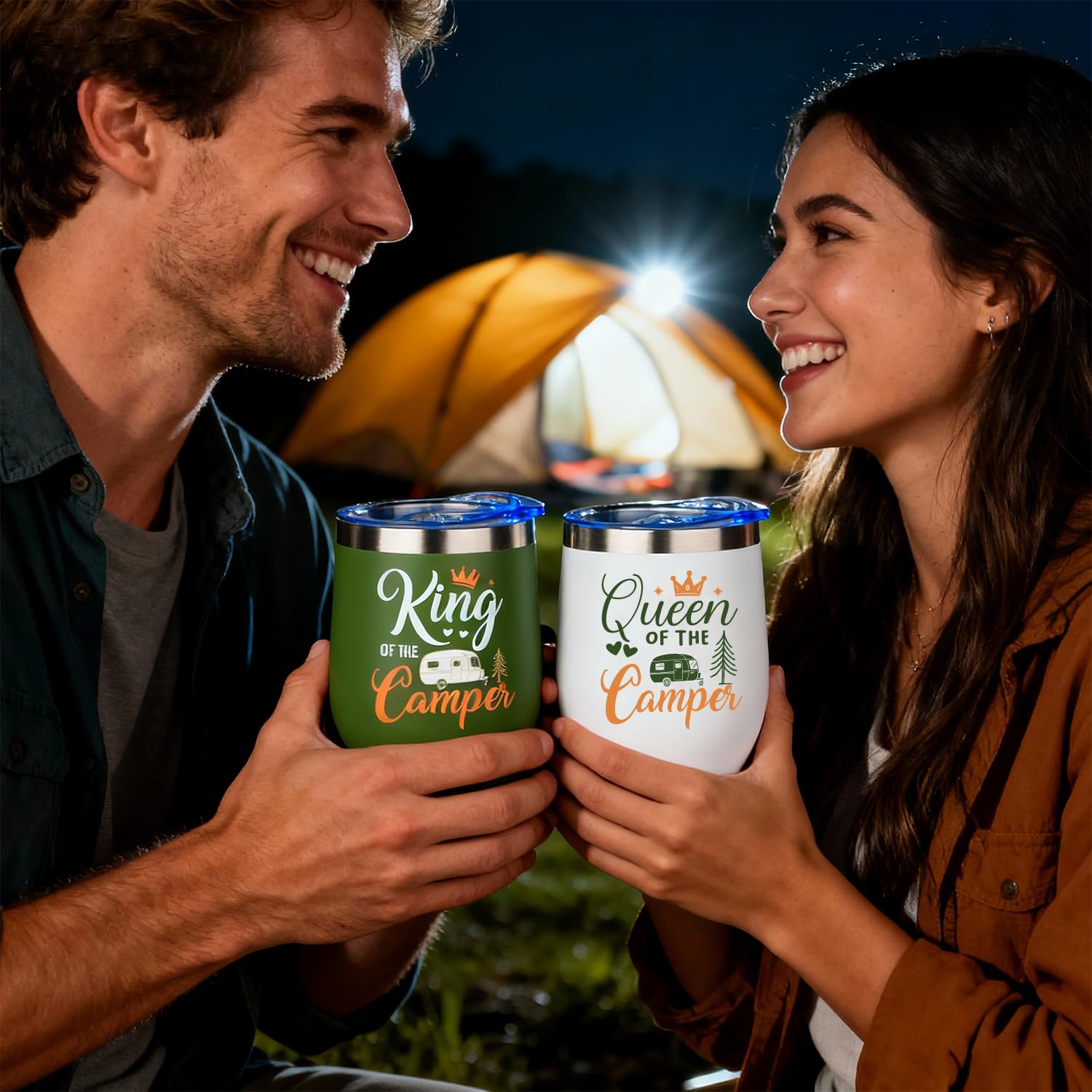 Ithmahco Happy Camper greeting card adds a personal touch to your gift