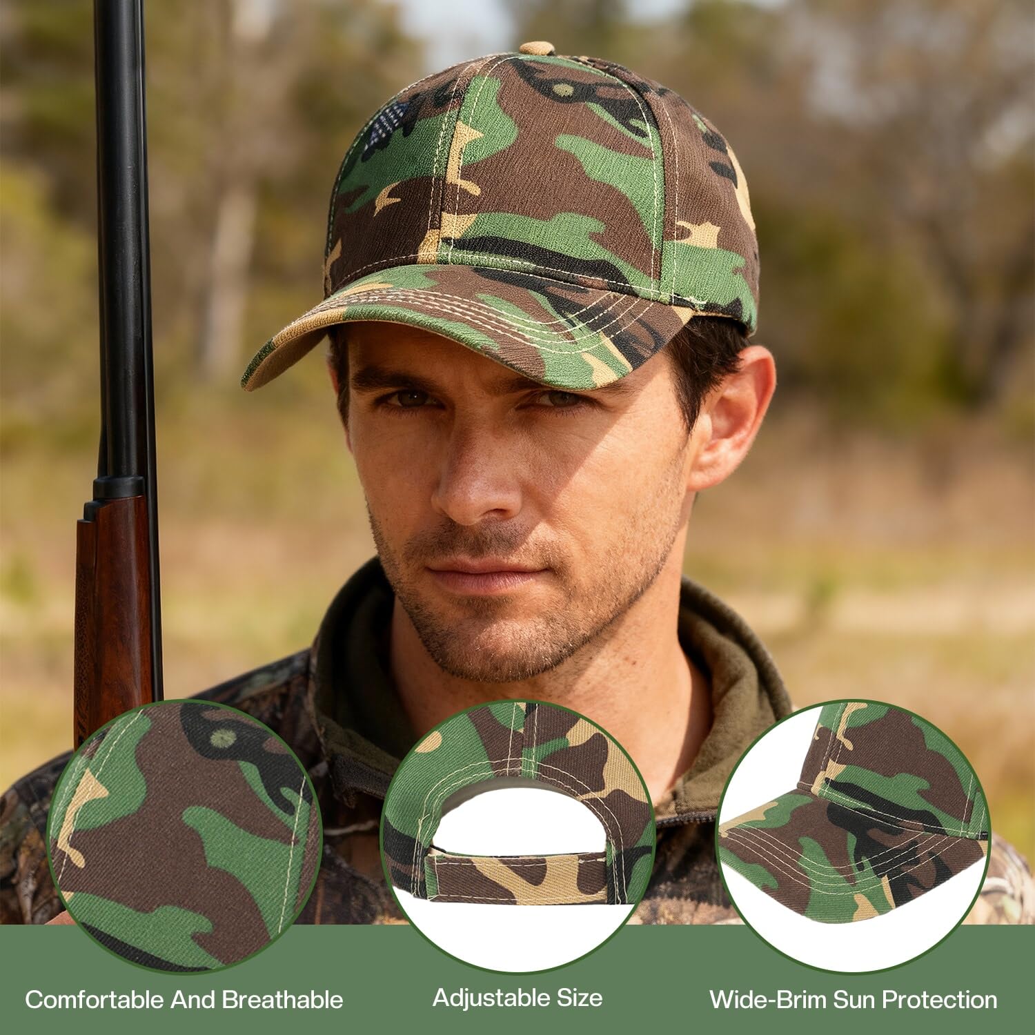 Ithmahco hunting socks with the I'd Rather Be Hunting slogan offering breathable comfort