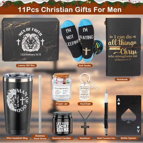 Ithmahco Prayer jar with Scripture cards for daily encouragement and reflection