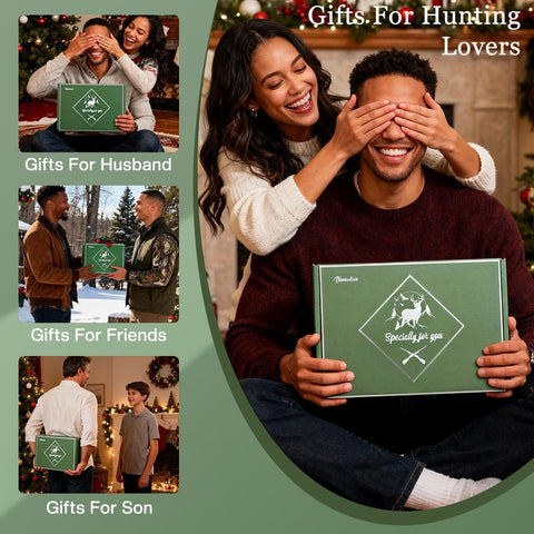Ithmahco premium hunting gift box showcases all items and completes the presentation