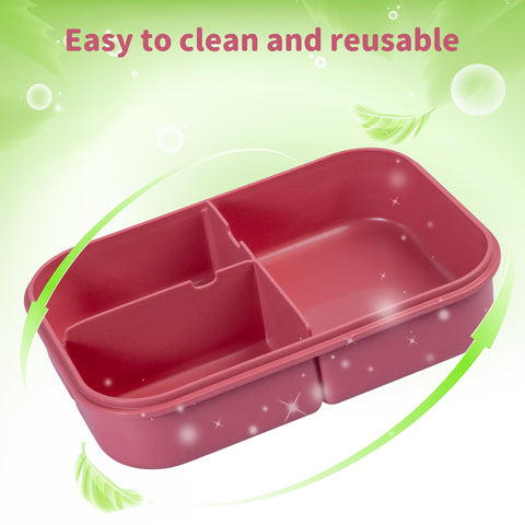 Itopor bento box is microwave safe with lid removed and dishwasher safe for easy cleanup.