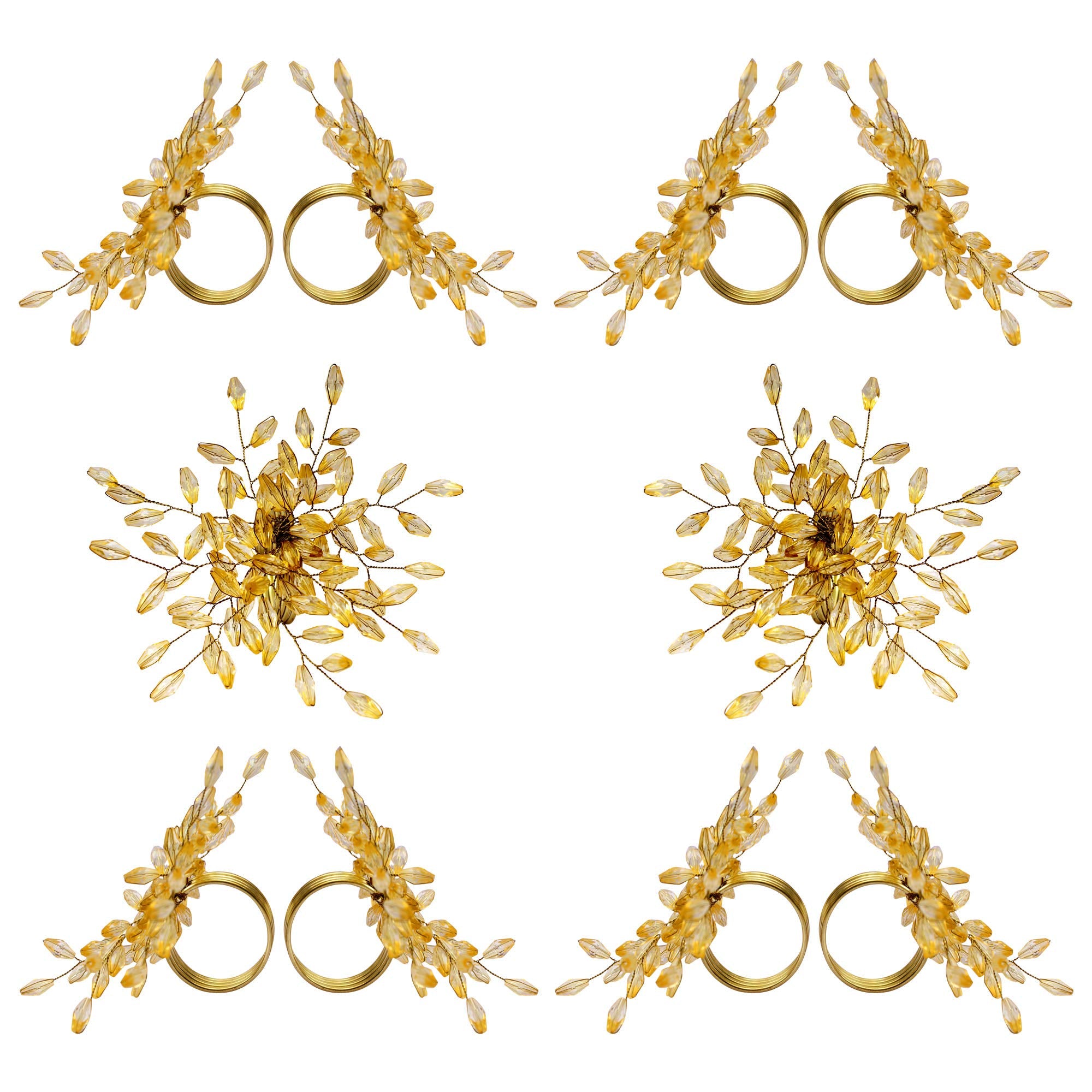 ITOS365 napkin rings dining-table-decor elevate holiday dinners and formal gatherings.