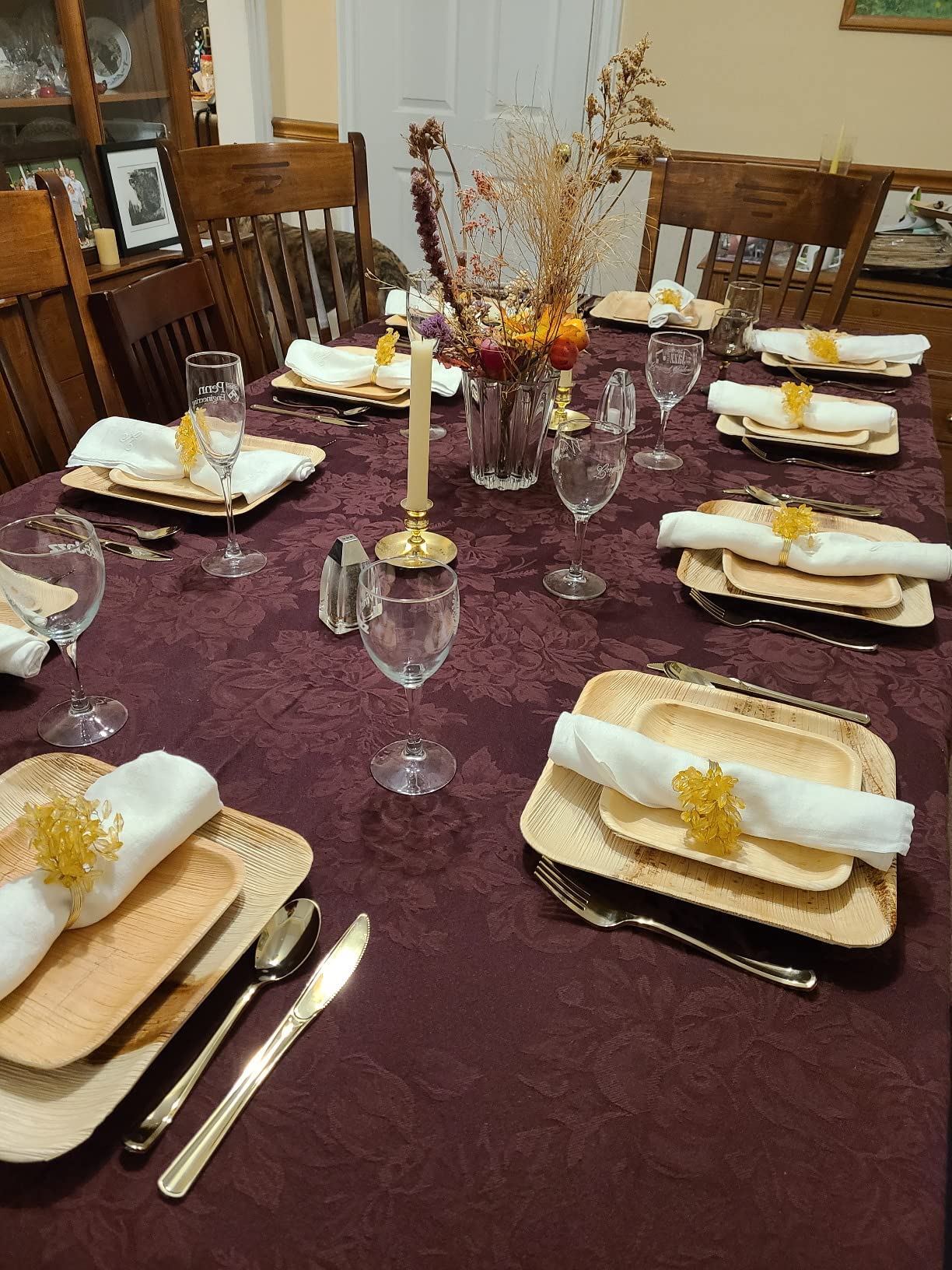 ITOS365 napkin rings pack-12 ideal for weddings, holidays, and everyday dinners.