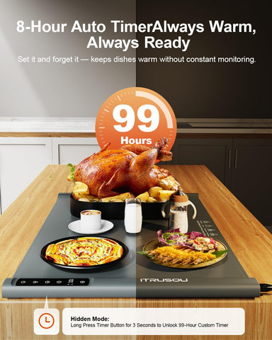 itrusou expandable panels allow larger buffet setups when needed