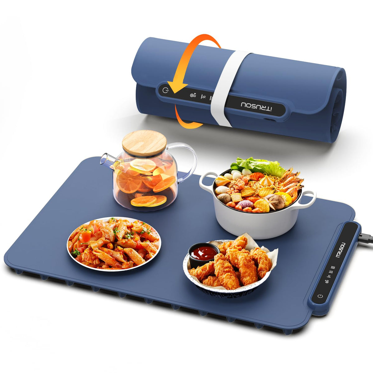 itrusou food warming mat full surface heating delivers even warmth for meals
