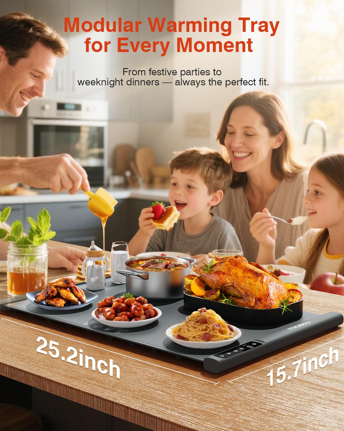 itrusou nano-coated silicone is stain resistant and easy to clean