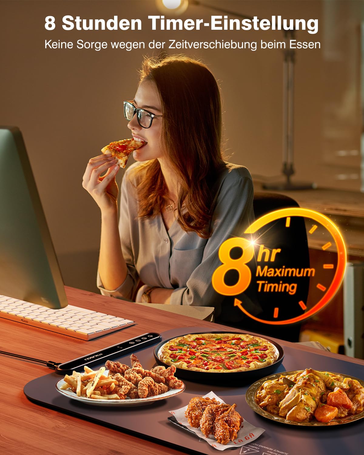 itrusou rollable silicone warming mat ready for easy storage after events