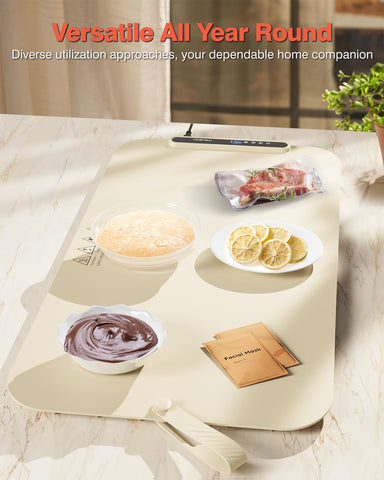 Itrusou upgraded silicone surface cleans easily and resists stains.