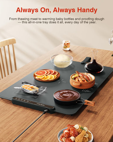 itrusou warming mat rolls up for easy storage after use