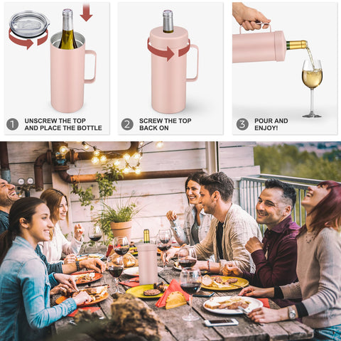 Itslife double-wall keeps beverages at the right temperature.