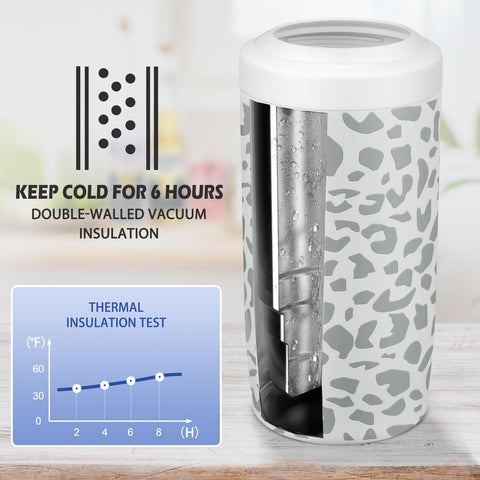 Itslife 4-in-1 slim can cooler fits 12oz cans and bottles for beach days.