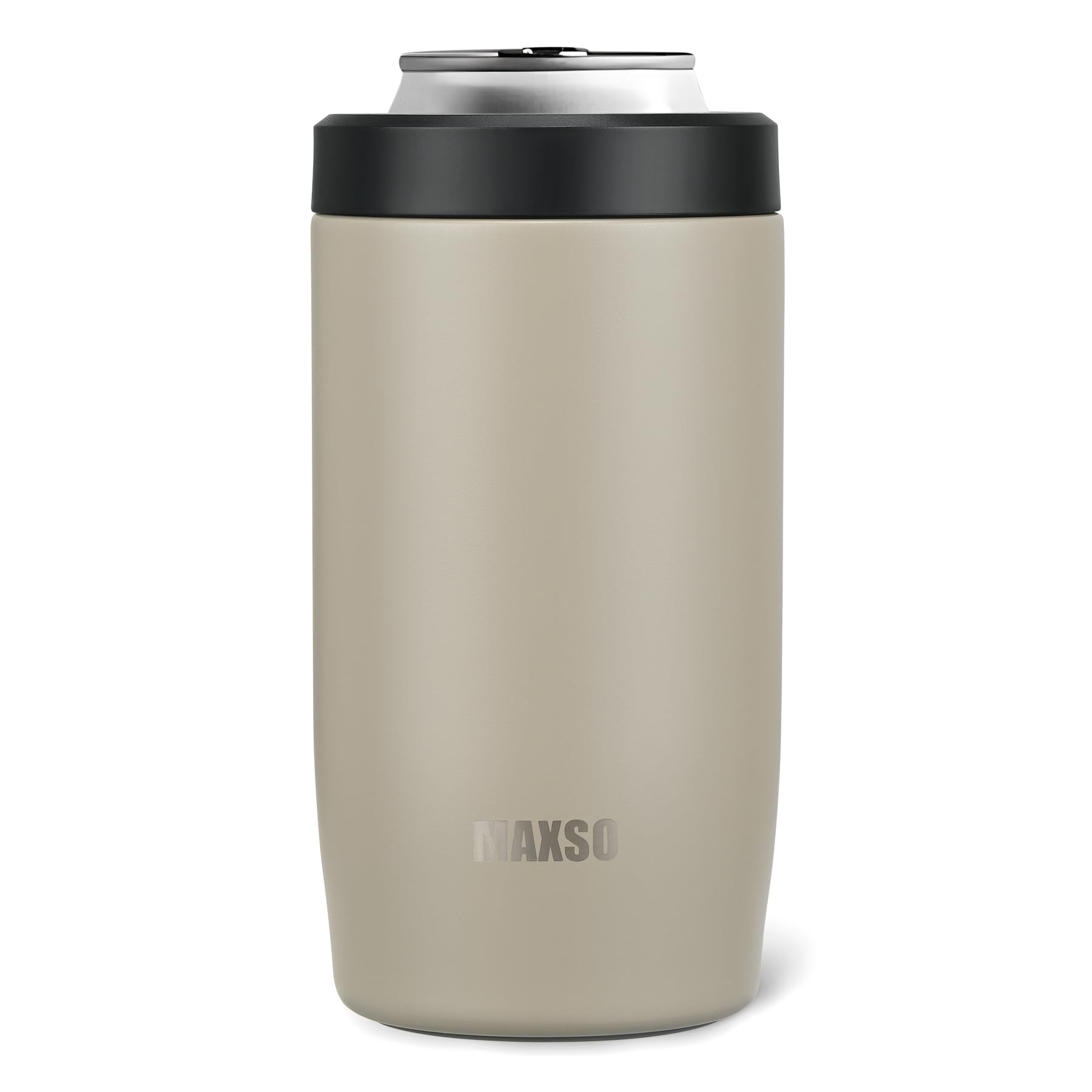 Itslife 4-in-1 slim can cooler keeps 12 oz cans cold at gatherings.