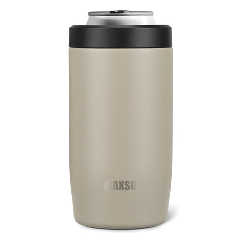 Itslife 4-in-1 slim can cooler keeps 12 oz cans cold at gatherings.