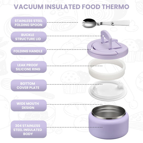 Itslife Kids Thermo leak-proof design prevents spills in bags