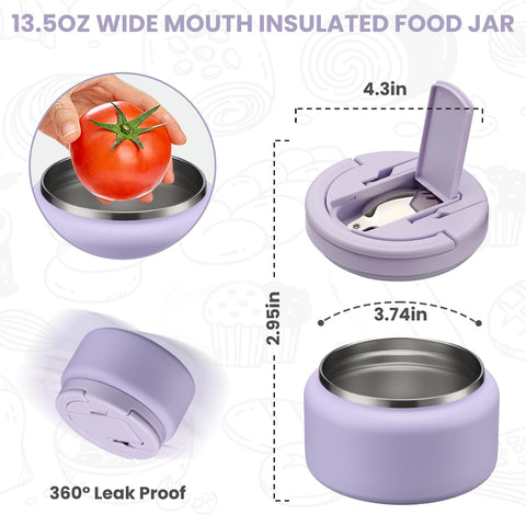 Itslife Kids Thermo vacuum insulated keeps meals hot or cold