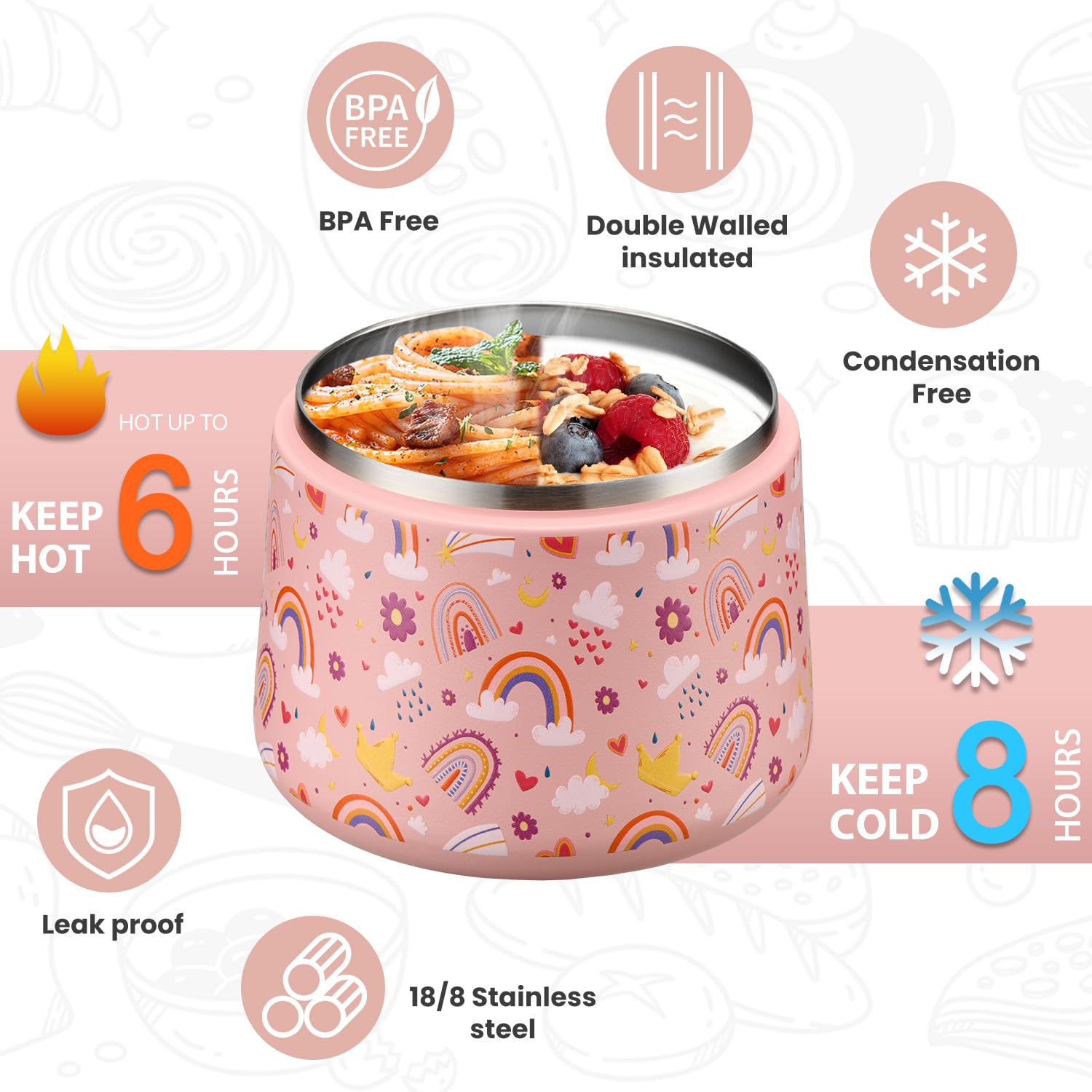 Itslife Kids Thermo buckle lid opens easily for little hands