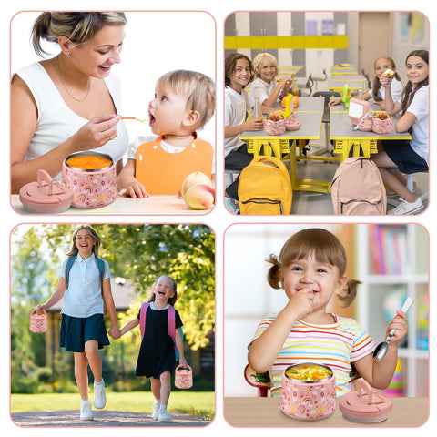 Itslife Kids Thermo carry handle makes on the go meals easy