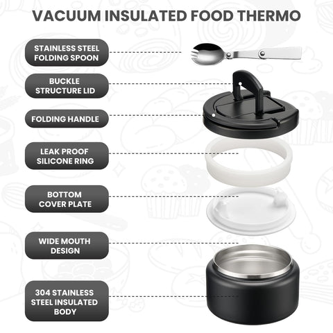 Itslife leak-proof design prevents spills in backpacks and lunch bags