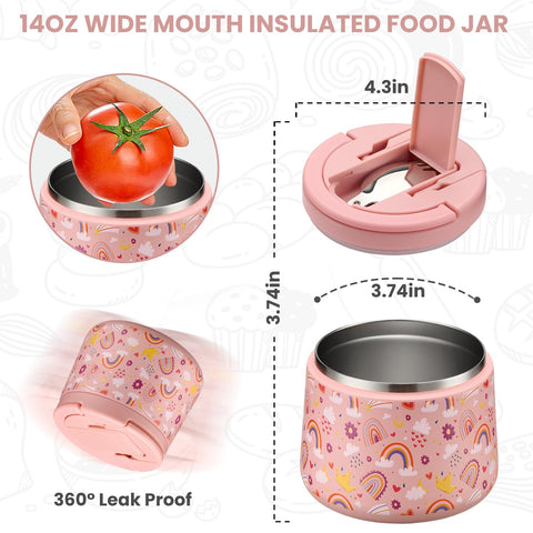 Itslife Kids Thermo leakproof lid prevents spills during travel