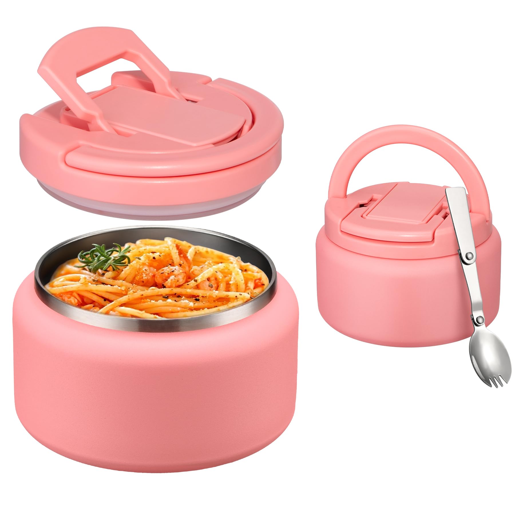 Itslife Kids Thermo Pink with buckle lid keeps meals secure for school.