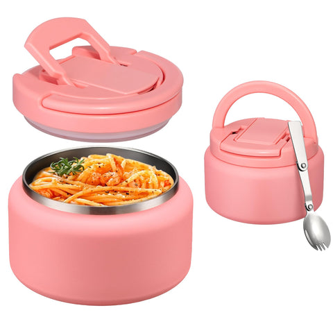 Itslife Kids Thermo Pink with buckle lid keeps meals secure for school.
