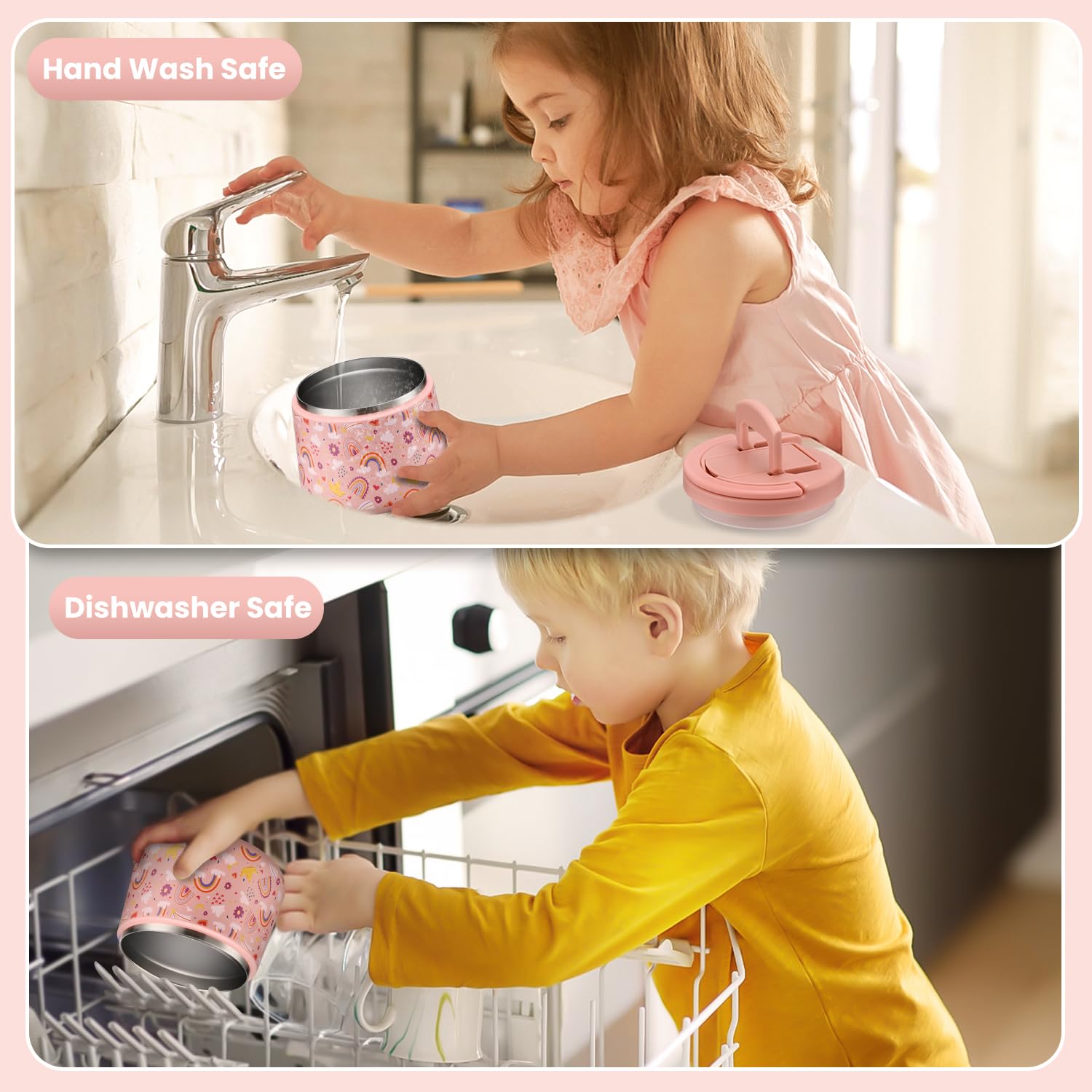 Itslife Kids Thermo rainbow finish adds color to lunch days