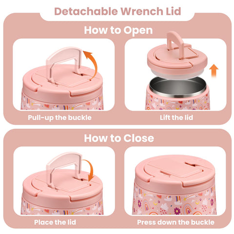 Itslife Kids Thermo vacuum insulation helps maintain temperature longer