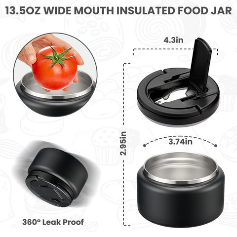 Itslife Kids Thermo wide mouth eases filling and cleaning after meals