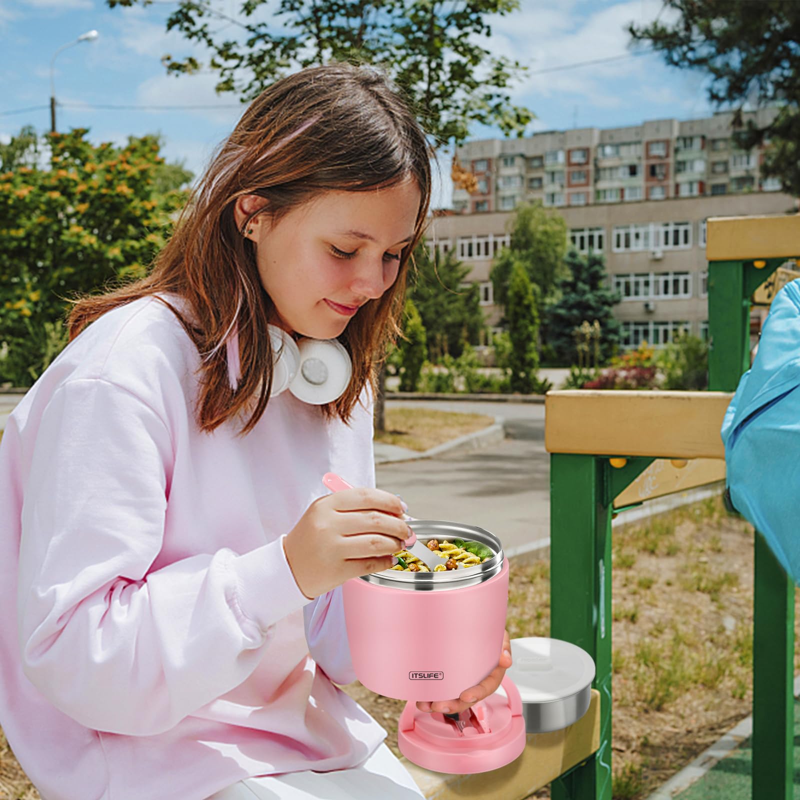 Itslife Soup Thermo 18/8 stainless steel inner preserves temperature safely