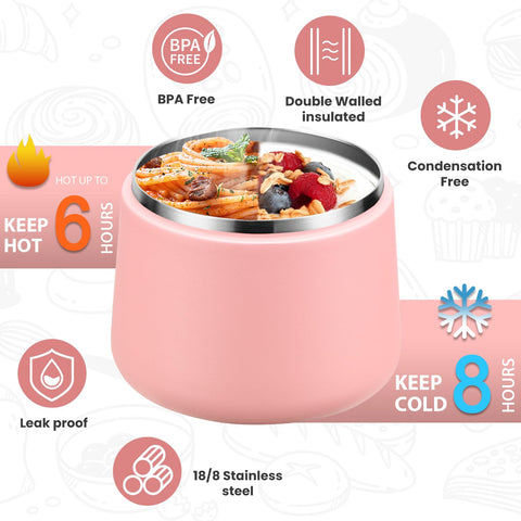 Itslife Soup Thermo hidden spoon design adds convenient cutlery on the go