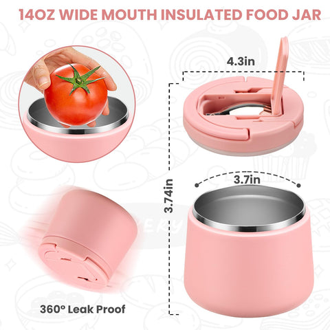 Itslife Soup Thermo leakproof compression seal prevents spills in a lunch bag