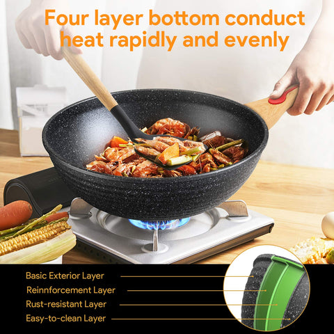 ItsMillers induction-ready bottom wok suitable for all cooktops