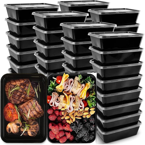 IUMÉ 50-pack meal prep container with 26 oz capacity for organized lunches.