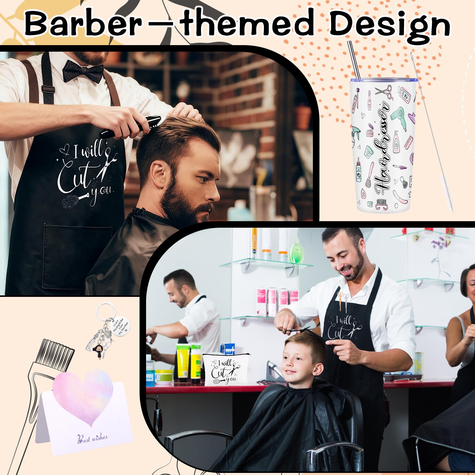 IUUIVV scissor hair clips helps secure hair sections during cuts