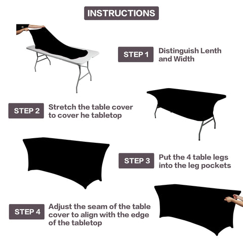 IVAPUPU easy-care washable tablecloth ready for reuse