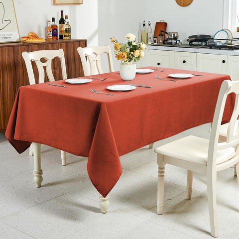 IVAPUPU reusable rustic tablecloth versatile for indoor and outdoor use