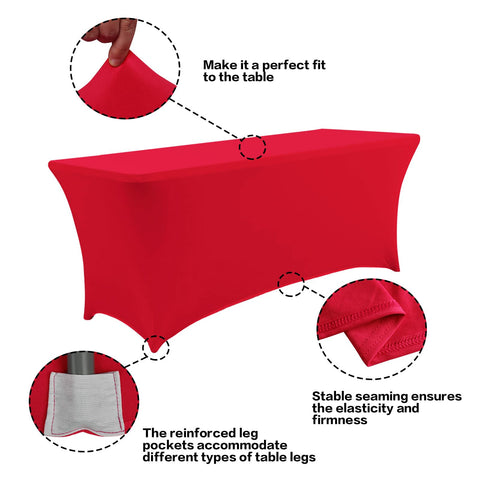 IVAPUPU wrinkle-resistant finish demonstrates durable, low-maintenance table cover.