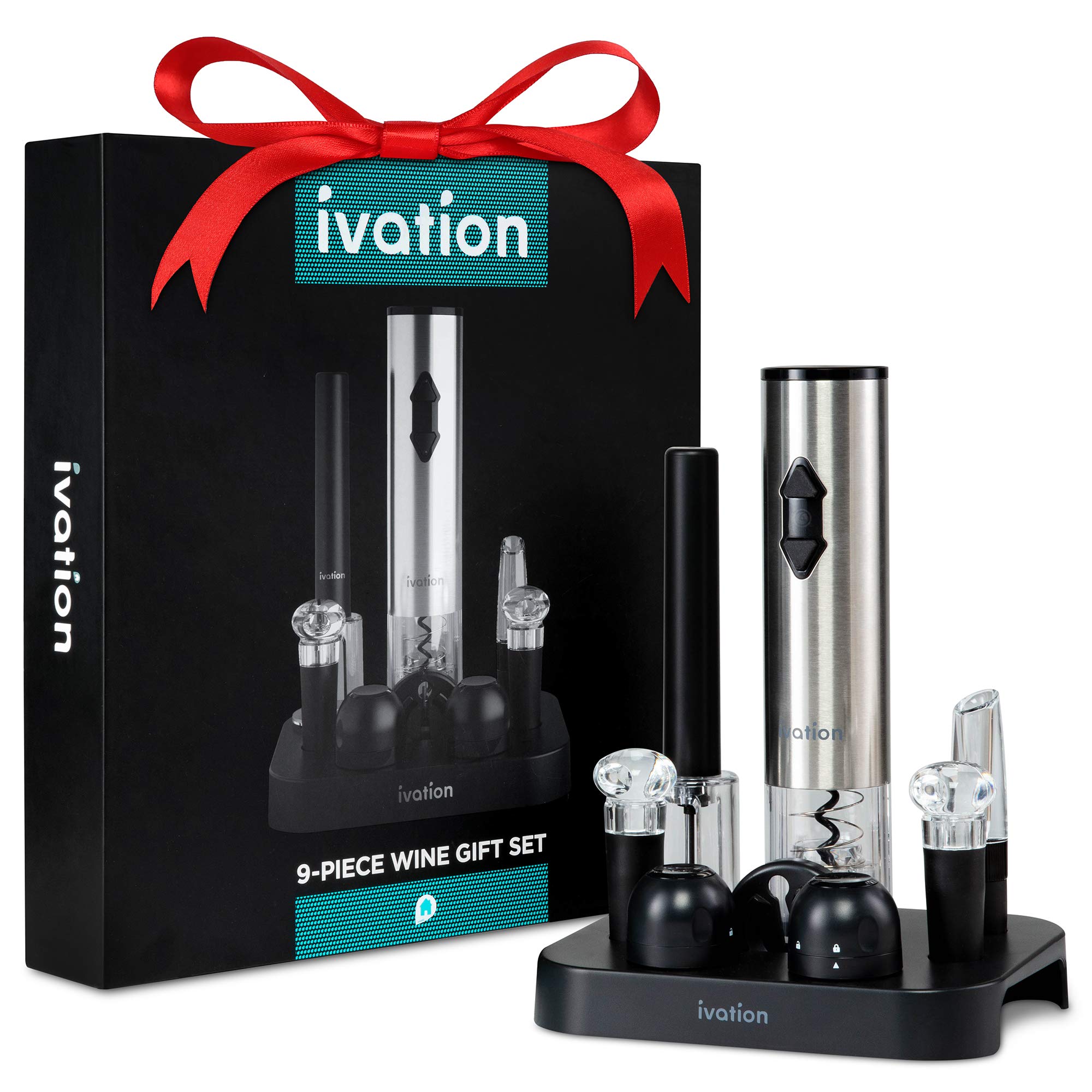 Ivation champagne stoppers seal securely to preserve freshness