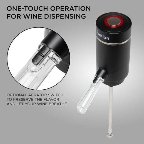 Ivation extension tube enables precise pouring from tall bottles with ease