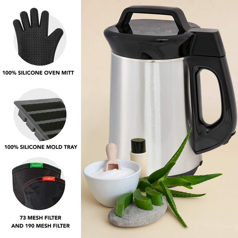 Ivation two mesh filters for coarse and fine filtration