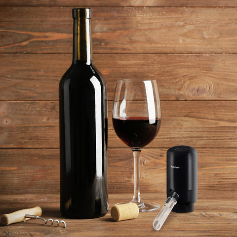 Ivation manual aeration control to tailor flavor exposure.