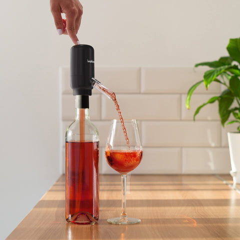 Ivation chic design fits any bar cart or table.