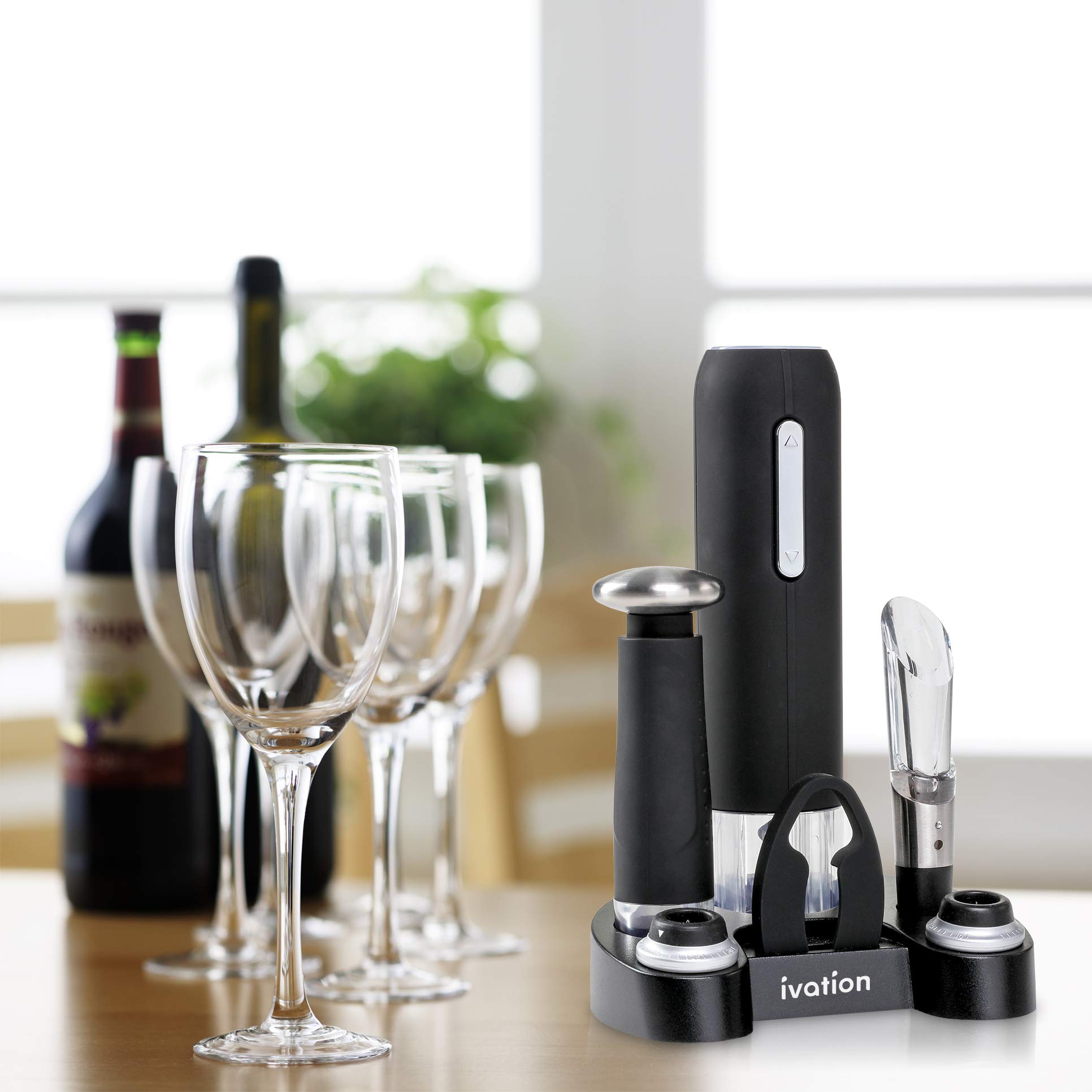 Ivation all-in-one package bundles essential wine tools in one kit
